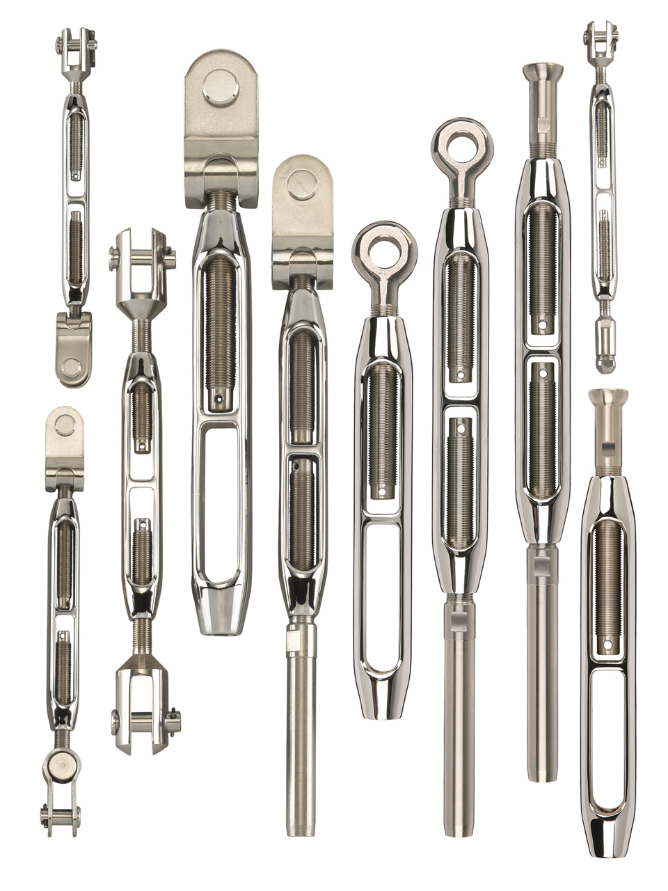 StaLok Chrome Bronze Turnbuckles & Riggings Screws Ocean Sailing